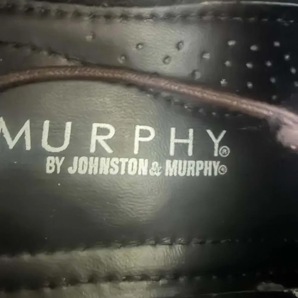 J. Murphy by Johnston & Murphy Vintage Leather Oxford Dress Shoes Brown 9.5